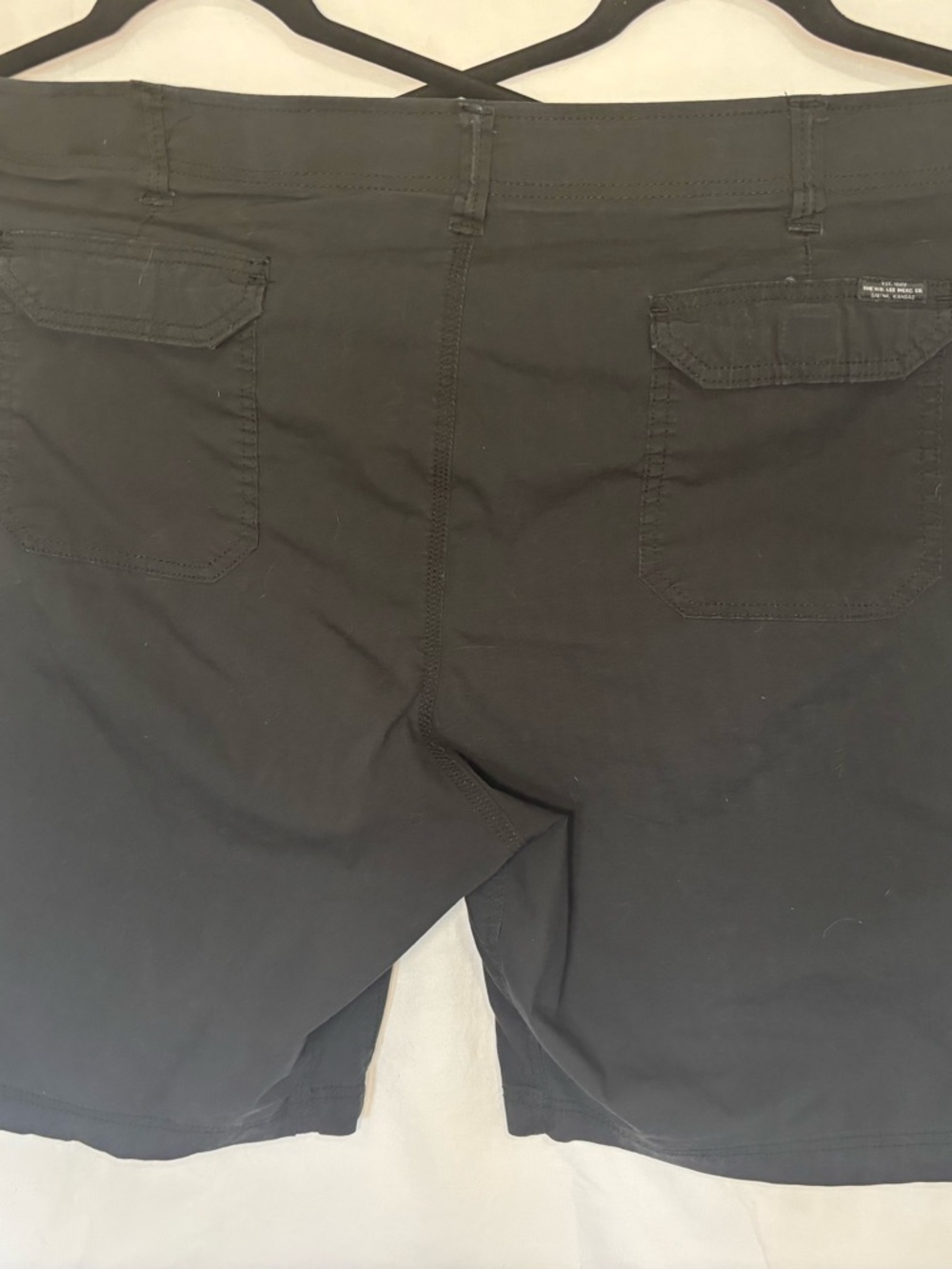 Lee  big Men's Black Cargo Shorts - Picture 2 of 5